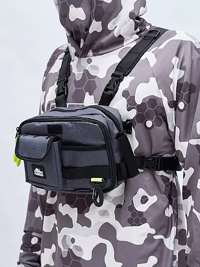 Fubelo Flow Modular Göğüs Çantası Gri - 3