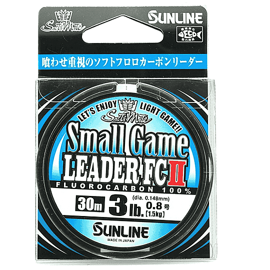 Sunline Small Game Leader 30 mt Lider Misina 3LB